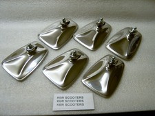 LAMBRETTA ,VESPA MOD 6 CHROME FLUTED BACK MIRRORS