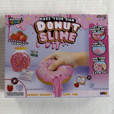 RMS Mad About Slime Donut Slime Make Your Own Kit Strawberry Scented Squishy