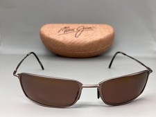 MAUI JIM PONO SUNGLASSES Matte Bronze Frames w/ Polarized Lenses MJ 102-20 Italy