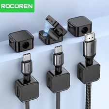 Cable Organizer Magnetic Desktop Wire Clip Phone Charging Cord Holder