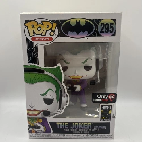 Funko Pop! Heroes: DC Comics the Joker (Gamer) Vinyl Figure (GameStop Exclusive)