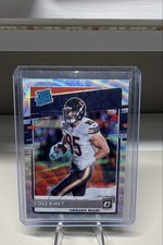 2020 Panini Donruss Optic - Rated Rookies Cole Kmet #181 Wave Prizm /199 (RC)