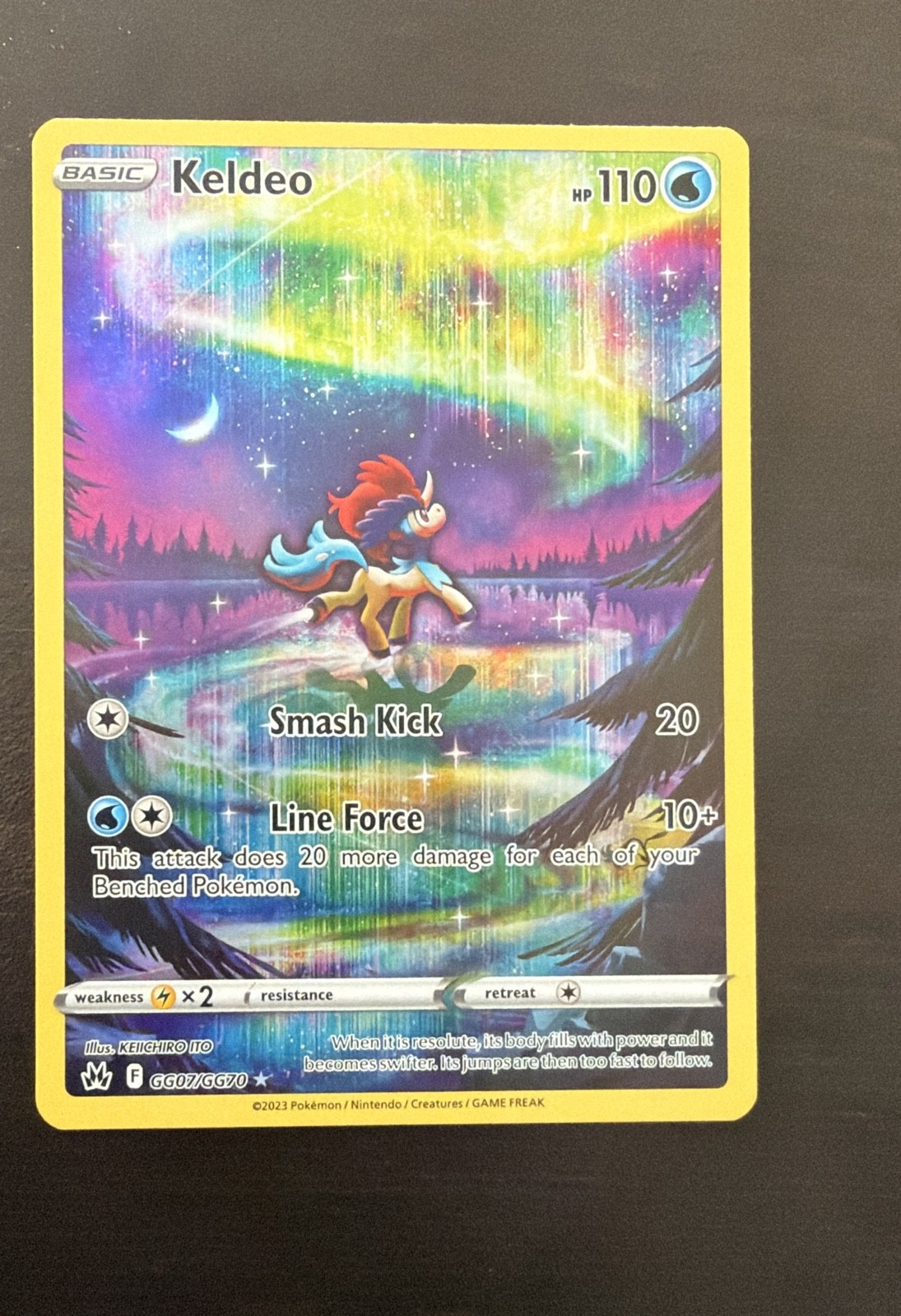 Keldeo GG07/GG70 SWSH: Crown Zenith: Galarian Gallery Holo