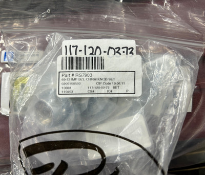 Retrosound Radio Series 1969-1972 Impala Chrome Knob set of 4