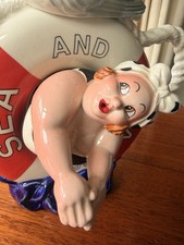 Paul Cardew RARE Lady Lifesaver Teapot. Excellent Condition