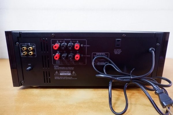 ラジオ・コンポ ONKYO STEREO POWER AMPLIFIER M508 ONKYO M-508 Integra Stereo Power Amplifier Vintage 200W Used 1Day