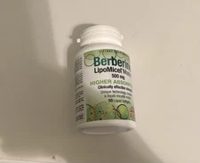 Natural Factors Berberine LipoMicel Matrix, 500mg 60 softgels