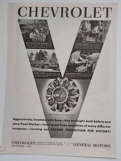 LOT of 1942 MAGAZINE ADS Some Military WORLD WAR II Mostly Automotive
