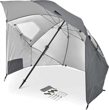 Sport-Brella Premiere XL UPF 50+ Umbrella Shelter for Sun and Rain Protection