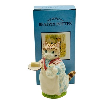 Royal Doulton Beatrix Potter Mrs. Ribby Figurine NEW IN BOX Cat