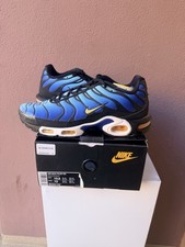Nike Air Max Plus TN Hyper Blue Black White Men's Size 10.5 Sneakers BQ4629-003