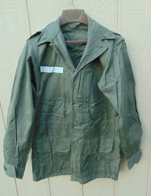 French Army M64 O.D. Field Jacket, Size M, New old stock cd., free