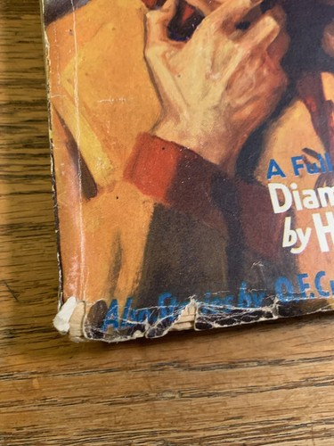 1934 Rare #2 Super Detective Stories pulp magazine skull cover H Bedford Jones - Picture 5 of 13