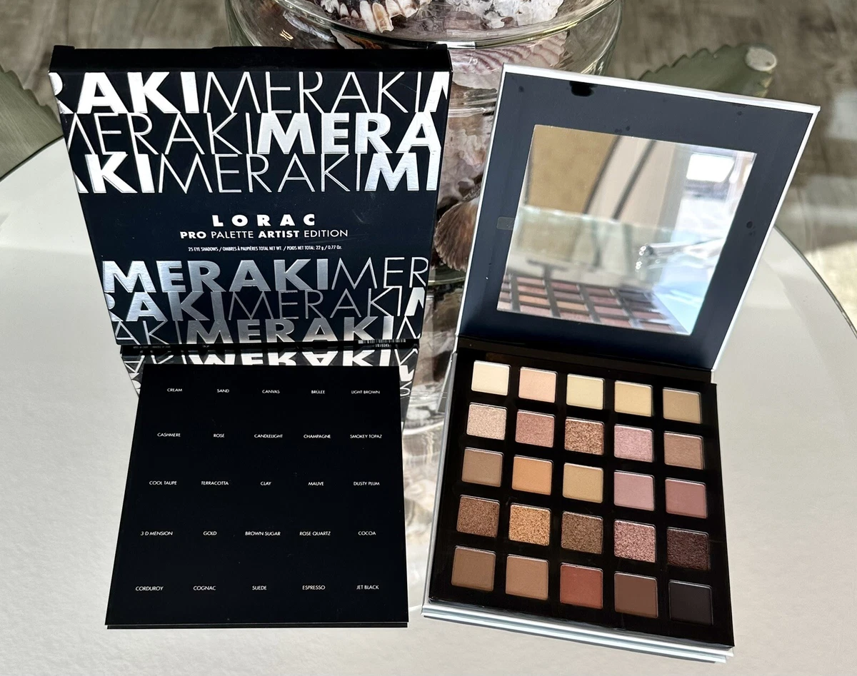 LORAC Meraki Pro Palette Artist Edition~25 Eyeshadows~NEW+FREE GIFT! | eBay