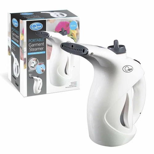 Quest Portable Upholstery Garment Steamer Fast Heat 800W Irons Sterilizes Brush