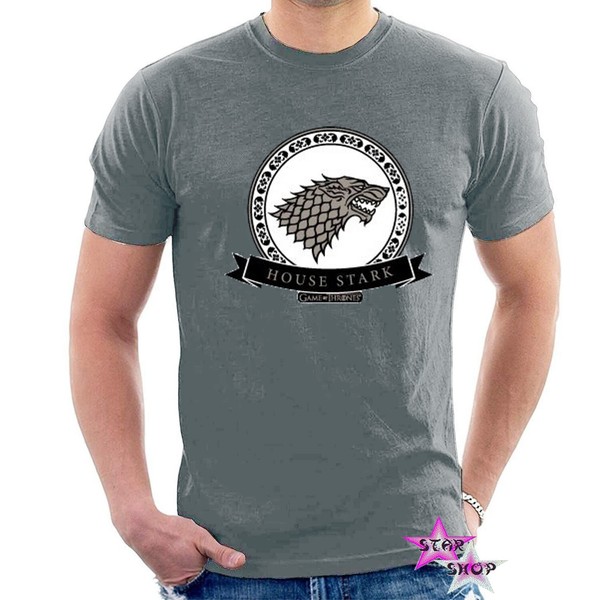 CAMISETA JUEGO DE TRONOS GAME OF THRONE ALGODON HOMBRE ADULTO MANGA CORTA BOY