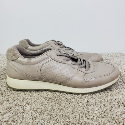 Ecco Sneakers Womens 39 8.5 Leather Lace Up Low Top Weekend Comfort