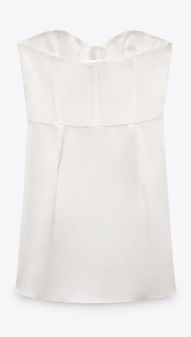 white christmas dresses Zara Beautiful White Evening Dress Evening Dress – D&D Clothing main image 0