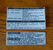 1990-1997 Toyota FJ80 Landcruiser Sun Visor C...