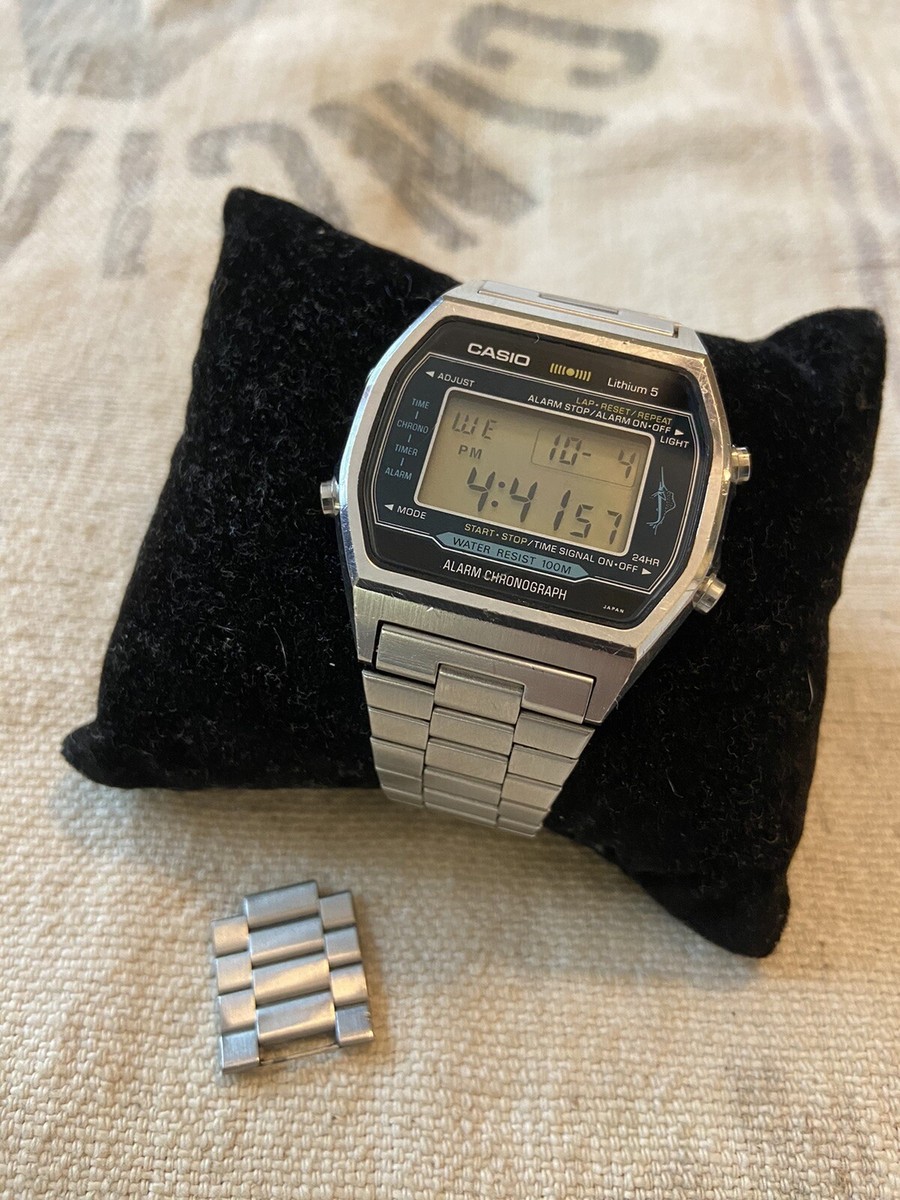 Vintage 1980 Casio Marlin H101 Watch W150 Japan | eBay