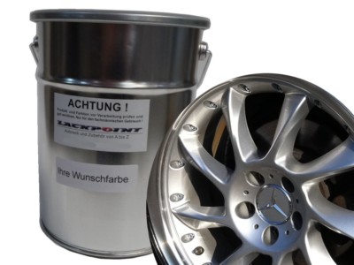 0,5 Liter Spritzfertigen Basislack Sky Sage Silber Metallic Autolack Lackpoint