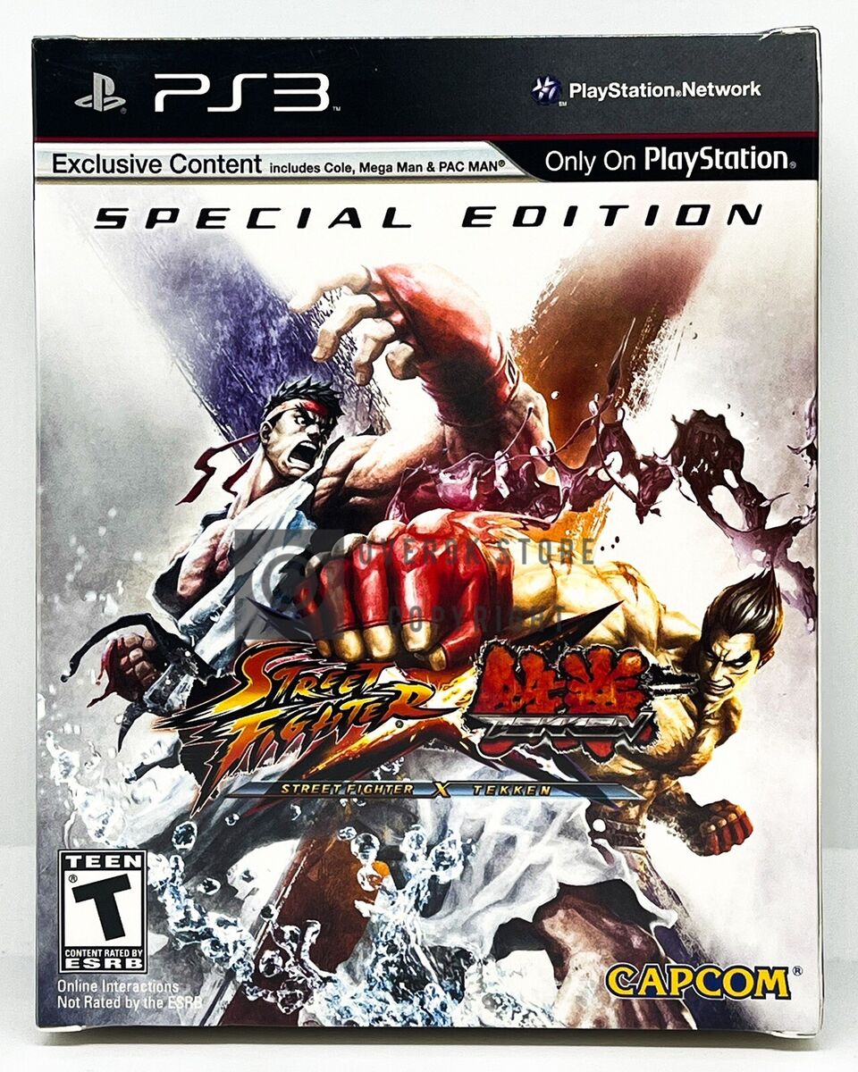 Jogo Ps3 - Street Fighter X Tekken Especial Edition - Ps3 - Midia fisica  Usado Original