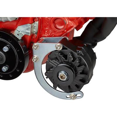 Small Block Chevy Low Mount Alternator Bracket, Plain, Fits Small Block Chevy