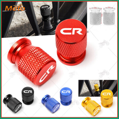 CNC Aluminum Tire Valve Stem Caps For Honda CR80R CR85R CR125R CR250R CR500R – 2-Piece Set