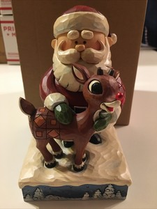 Jim Shore âSanta Hugging Rudolphâ Reindeer Traditions Figurine 4023443 | eBay