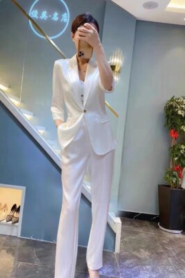 tailleur bianco
