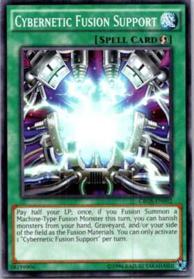 Cybernetic Fusion Support CROS-EN092 Yu-Gi-Oh! Unlimited Light Play | eBay