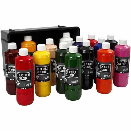 Creativ Company Textile Fabric Paints Light Fabrics, 500ml Choose