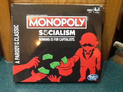 Monopoly Socialism Winning Is For Capitalists parodia del gioco classico NUOVO SIGILLATO 