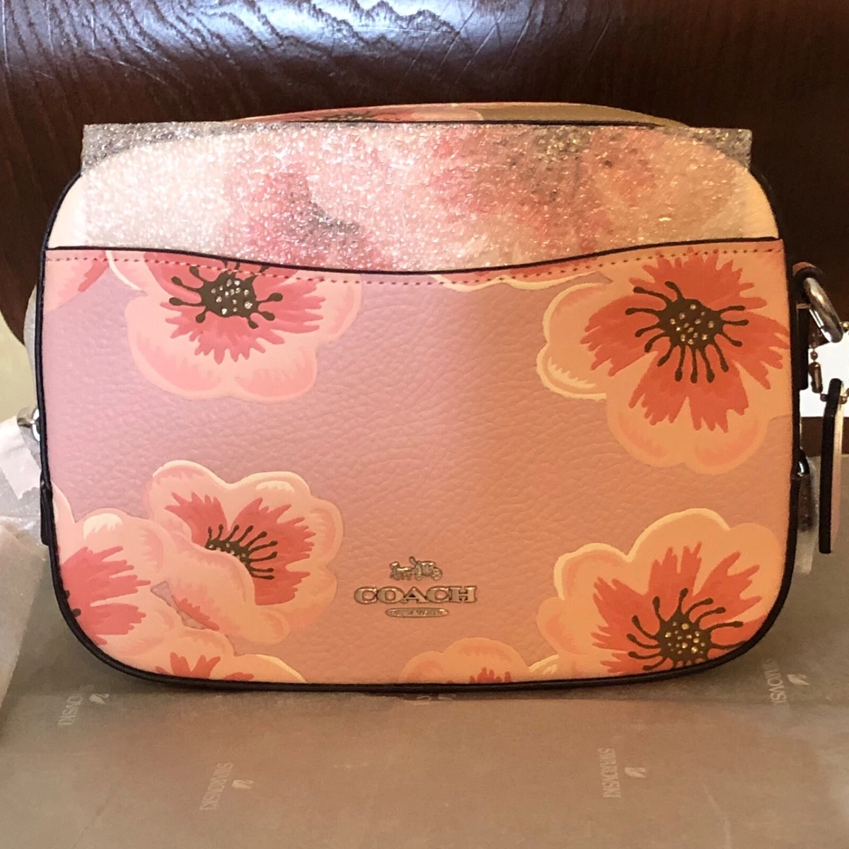 Sakura Pink Cherry Blossom Hand Bag with Adjustable Cross Body Strap