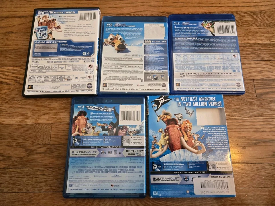 Ice Age 1-4 Blu-ray Lot Foto 2 de 4