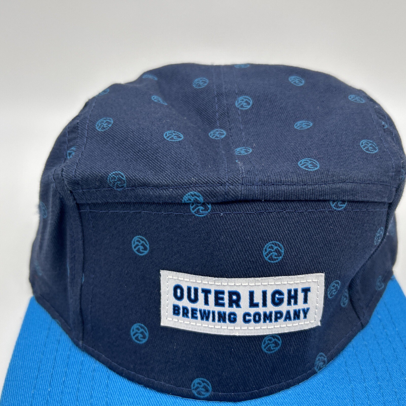 Outer Light Brewing Hat Cap Buckle Strap Back Blu… - image 4