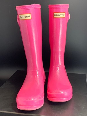 hunter glitter rain boots womens