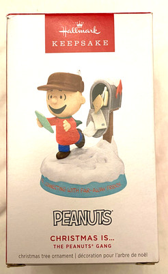 Hallmark Ornament PEANUTS Charlie Brown Christmas Is NEW Series Far Away Friends