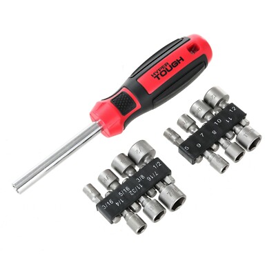 Hyper Tough Home and Office 14 Piece Nutdriver Nut and Screw Driver Tool Set