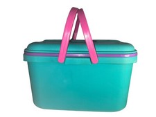 Eagle crafstor Craft Sewing Storage Tote Vtg 90's Bin Organizer w/ Tray 14  