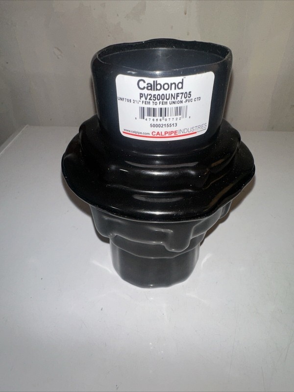Calbond pv2500unf705 2 1/2  Inch Galvanized PVC Coated Pipe Union  5 Available