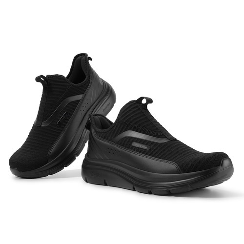 FitVille Mens Extra Wide Slip on Walking Shoes with Arch Support Sneakers Casual - Picture 21 of 58