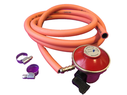 Terrassengrill Clip On Gasregler mit 2 Meter Schlauchleitung & 2 Clips Calor / Flogas - Bild 3 von 16