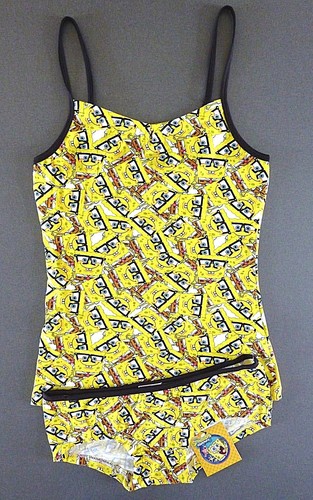 Bob Esponja señora ropa interior set trägertop + slip gracioso XS S Primark  | eBay