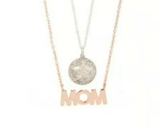 Mom Necklace Set Mother Daughter Necklaces Mom Mothers Day Gift from Daughter