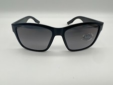NEW Costa Del Mar PAUNCH Polarized Sunglasses Black / Gray Gradient Glass 580G