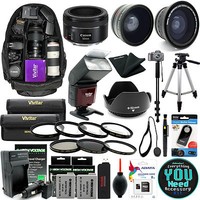 Canon T5i T4i T3i Dslr Camera Everything You Need Accessory Kit + 50mm F1.8 Stm Canon T5i T4i T3i Dslr Camera Everything You Need Accessory Kit + 50mm F1.8 Stm