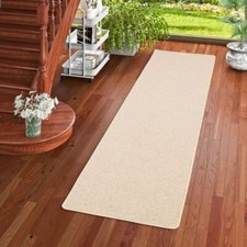 Natur Teppich Läufer Wolle Berber Beige