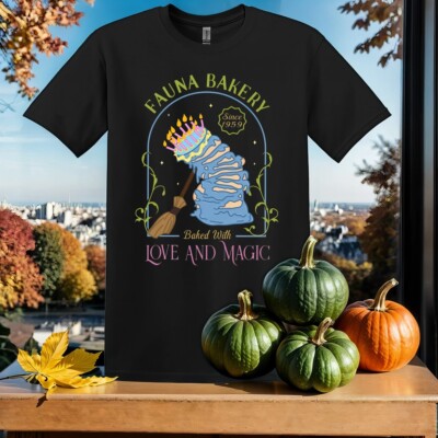 Retro Dornröschen Fauna T-Shirt T Shirt Herren Damen Unisex Tshirt SY671