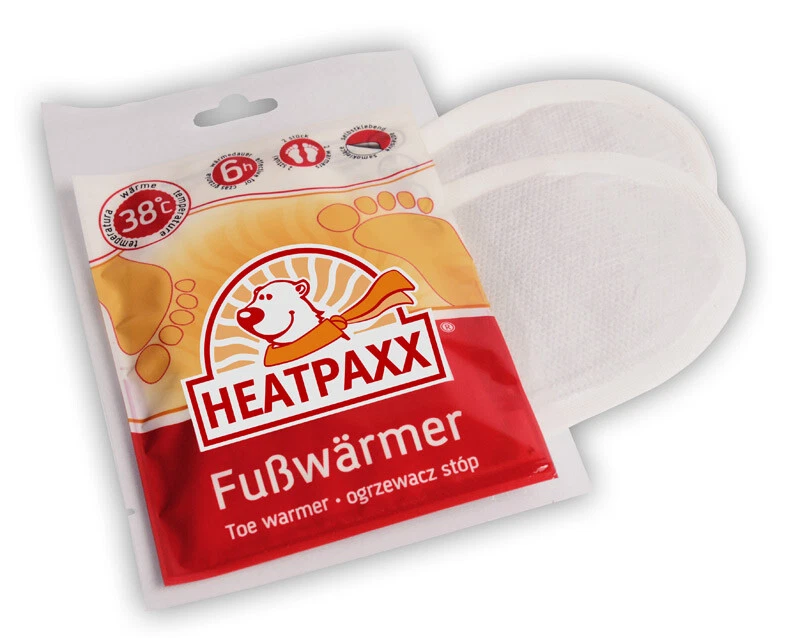 HeatPaxx Fußwärmer Zehenwärmer 1 Paar für bis zu 6 Stunden Wärme